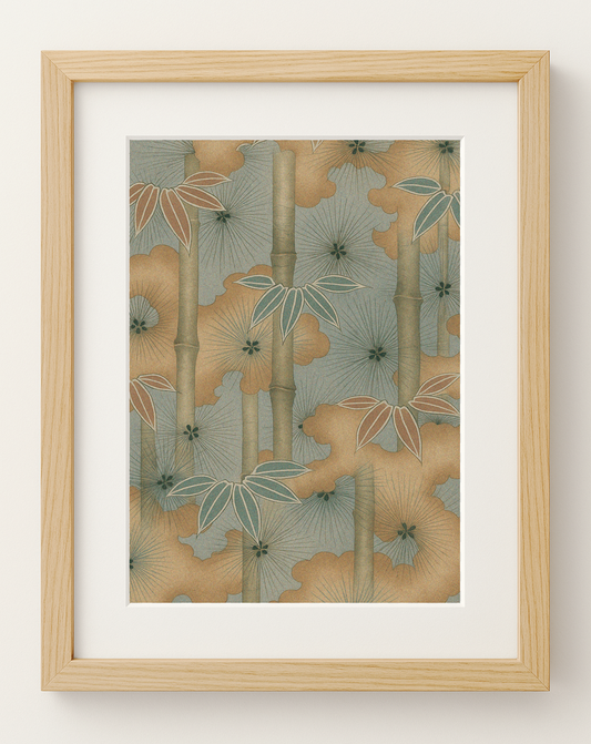 Japanese Art Print – A Wabi-Sabi Inspired Piece Rooted in Traditional Kimono Design